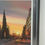 Thumbnail: Edinburgh Sun- 16x12" original painting on stretched canvas framed