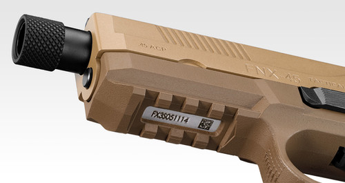 Tokyo Marui FNX-45 Tactical Gas Blowback Pistol (tan