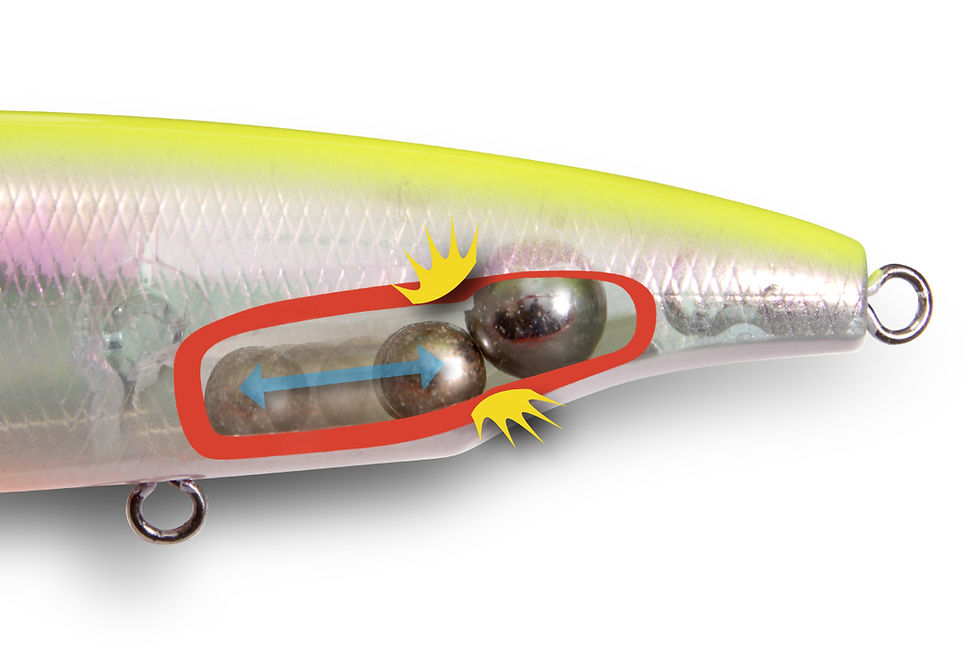 Thumbnail: Megabass Dogmax Walking Model RH Mothra Topwater Bait