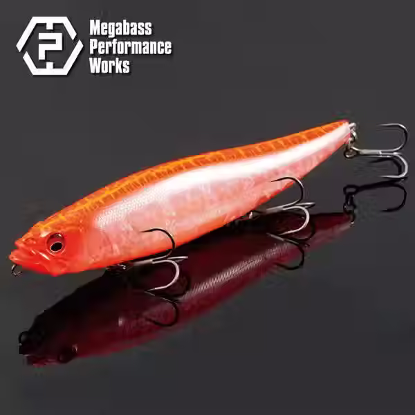 Megabass MPW Megadog GP Crystal Viper Red Topwater Bait
