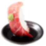 Fatty Tuna Sushi Dipped in Soy Sauce