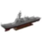 1/200 Arleigh Burke-class Destroyer Warship Building Blocks Set