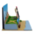 Thumbnail: Miniatuart mini Kiki's Delivery Service: Tombo & Kiki