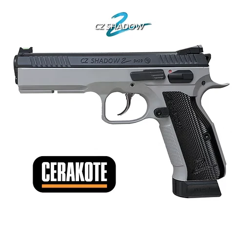 Carbon8 CZ Shadow 2 Cerakote CO2 Blowback Pistol (Gray/Bronze