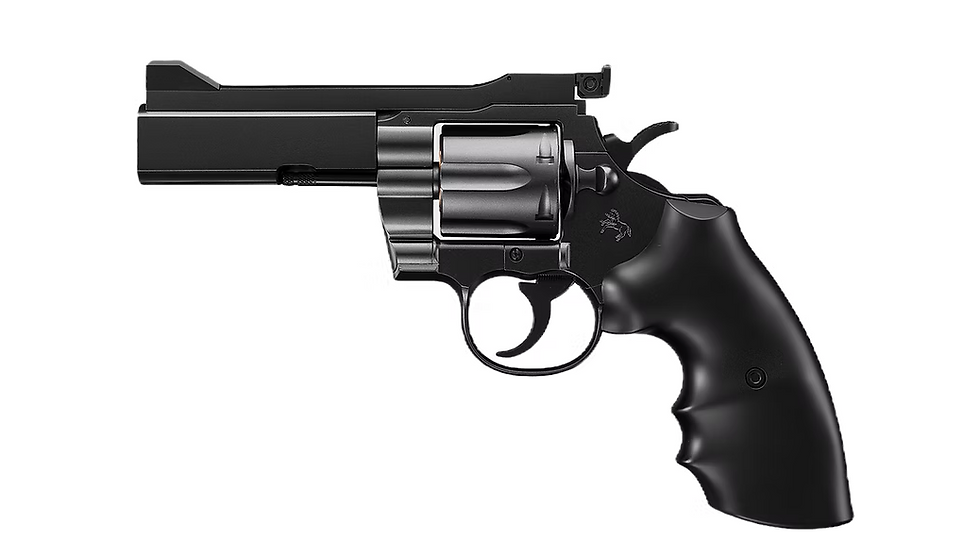 Tokyo Marui Colt Python PPC Custom 4" Black Version.