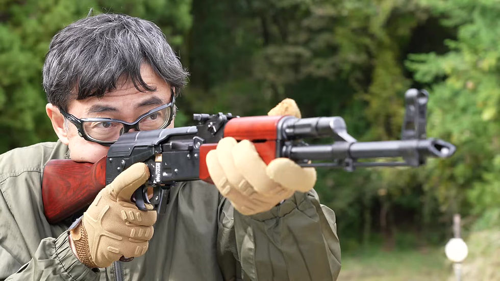 Thumbnail: AKM Gas Blowback Rifle Real Wood Kit