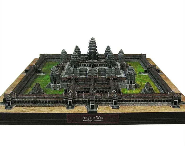 Angkor Wat Paper Diorama Model