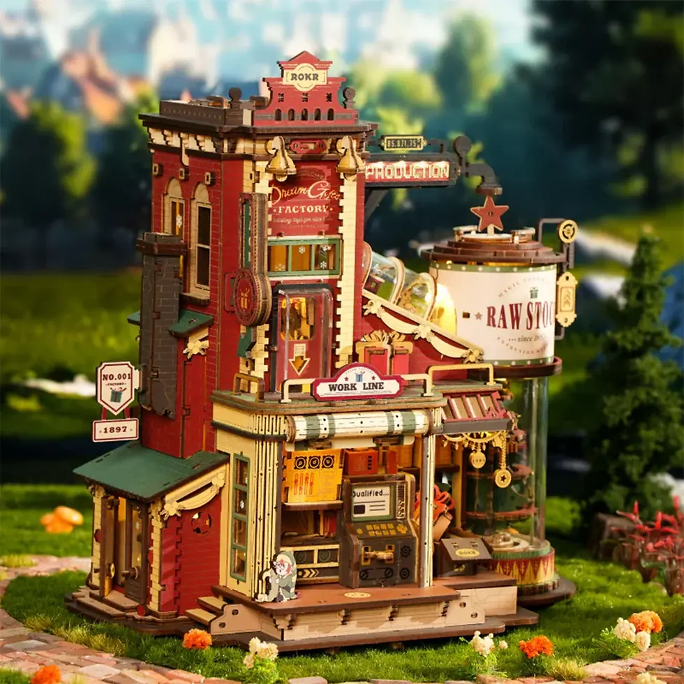Thumbnail: Wooden Christmas Dream Gift Factory Model Kit