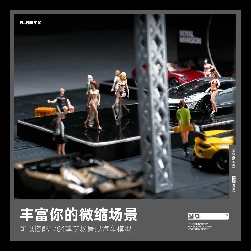 Thumbnail: 1/64 Scale Women Models and Photographer Figures