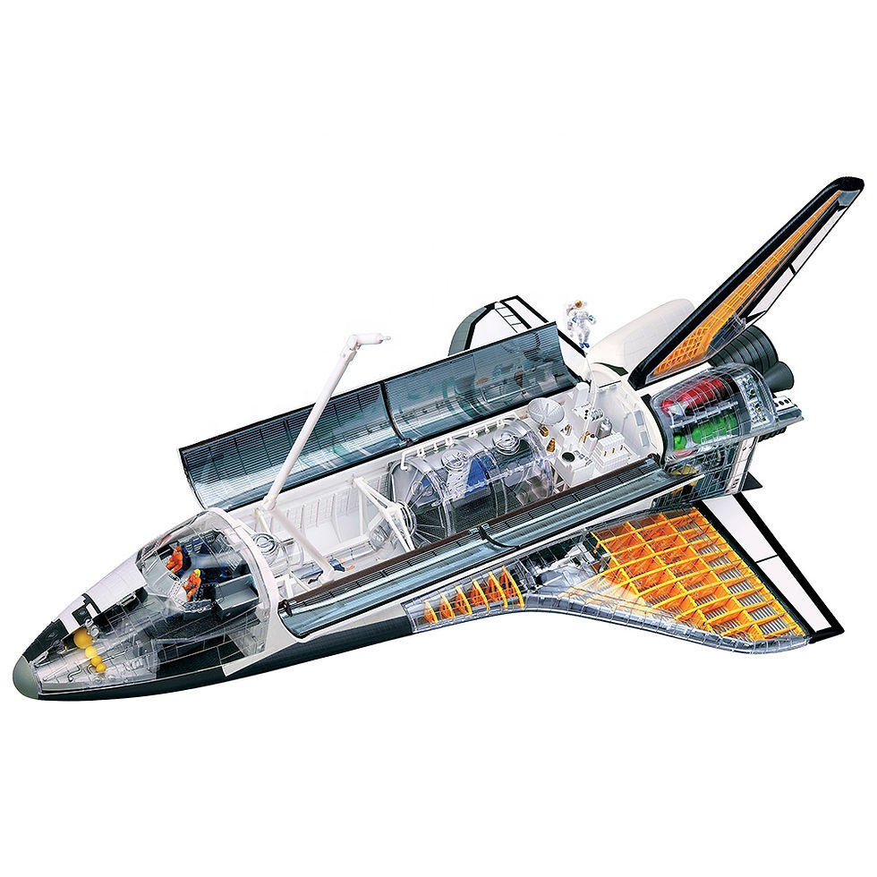 4D Discovery Space Shuttle Model Kit