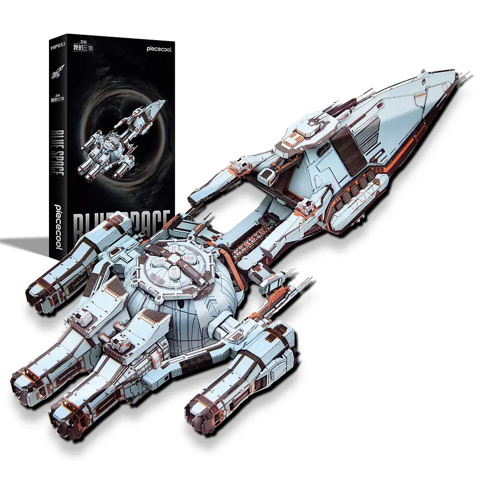 Blue Space Natural Selection Spaceship Metal Model Kit (2 Variants)