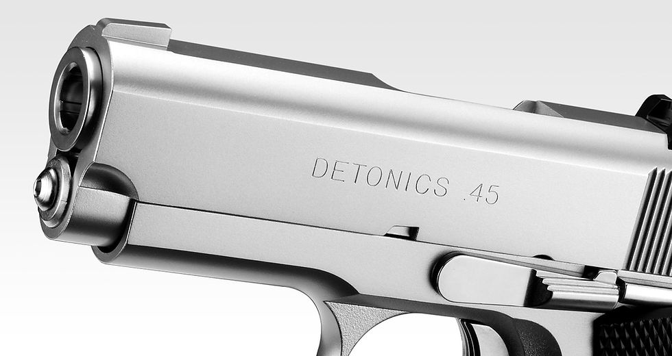 Detonics .45 Combat Master Stainless Steel Gas Blowback Pistol | Tokyo Marui  Airsoft