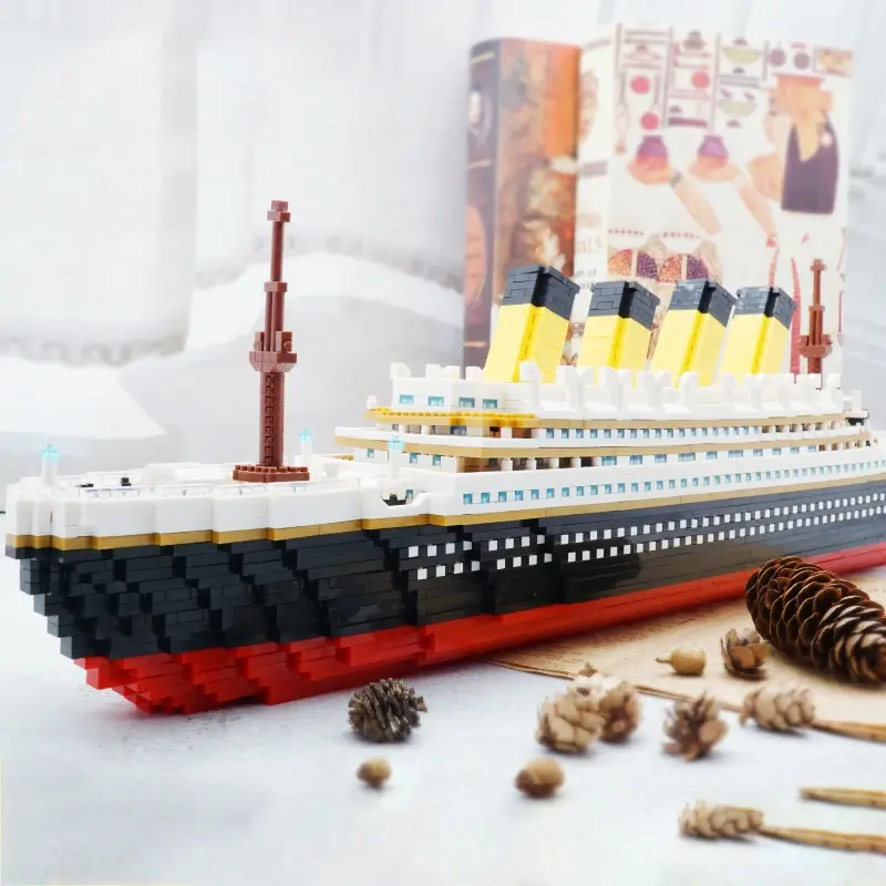 Micro Bricks Titanic Building Blocks Model