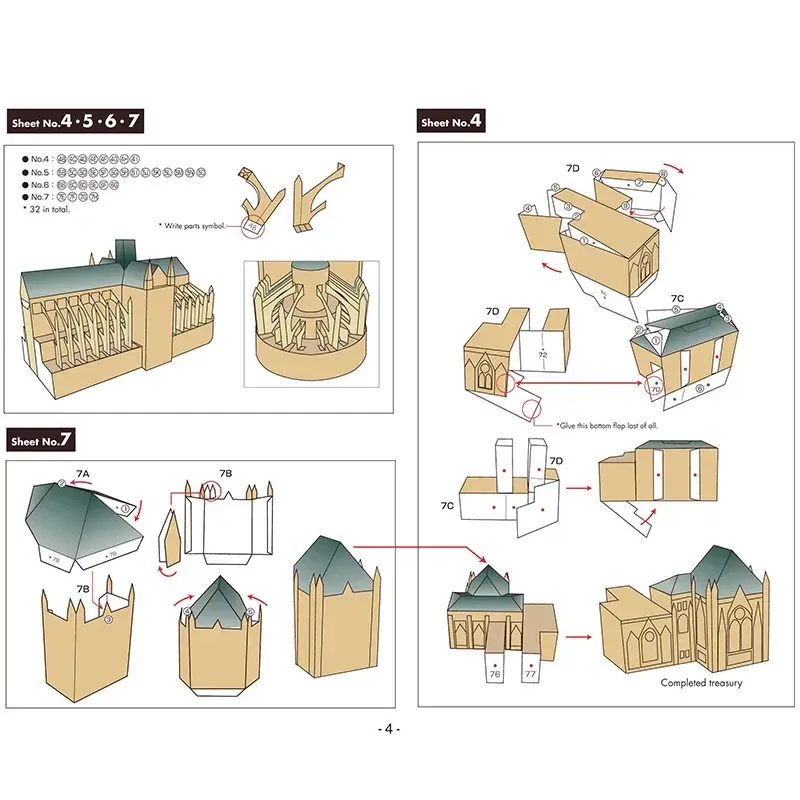 Thumbnail: Notre-Dame De Paris Cathedral 3D Paper Model