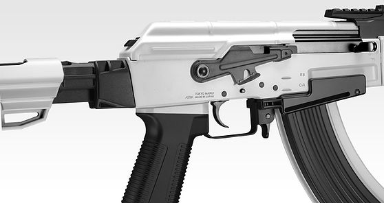 Tokyo Marui AK White Storm Electric Blowback Rifle: Powerful and