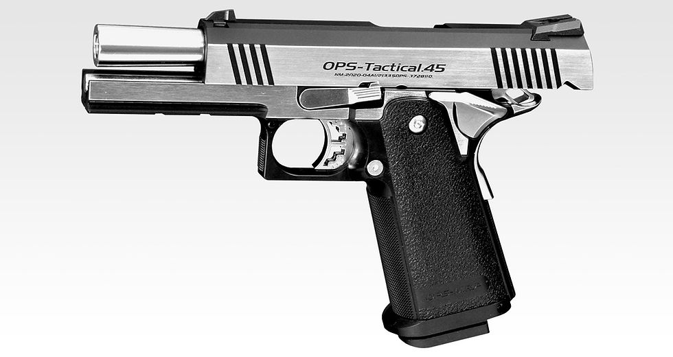 Hi-Capa Custom Dual Stainless Gas Blowback Pistol | Tokyo Marui Airsoft