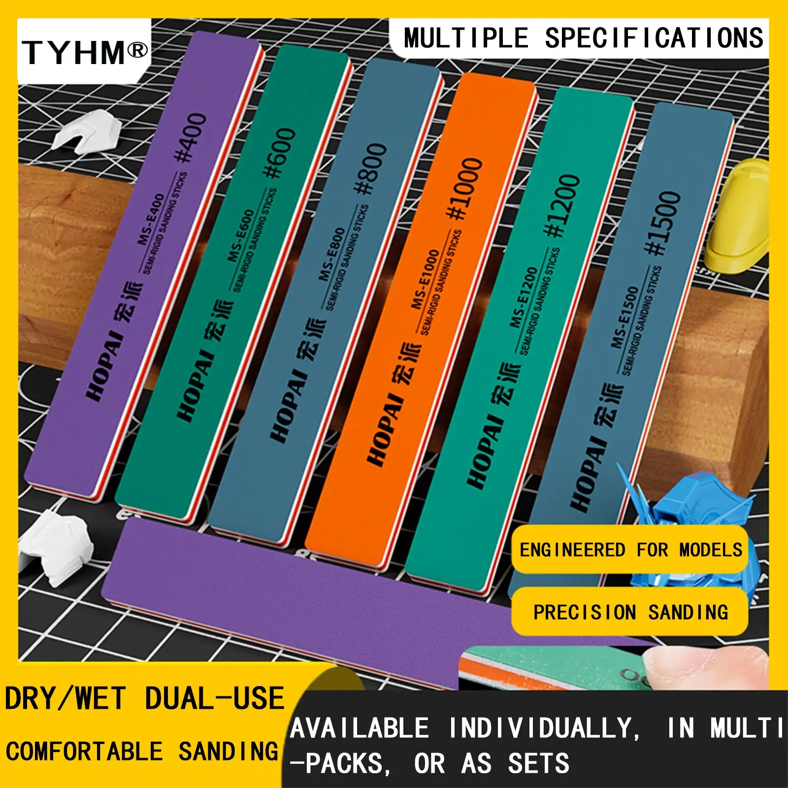 Washable and Reusable Sandpaper Sponge Wet/Dry Use