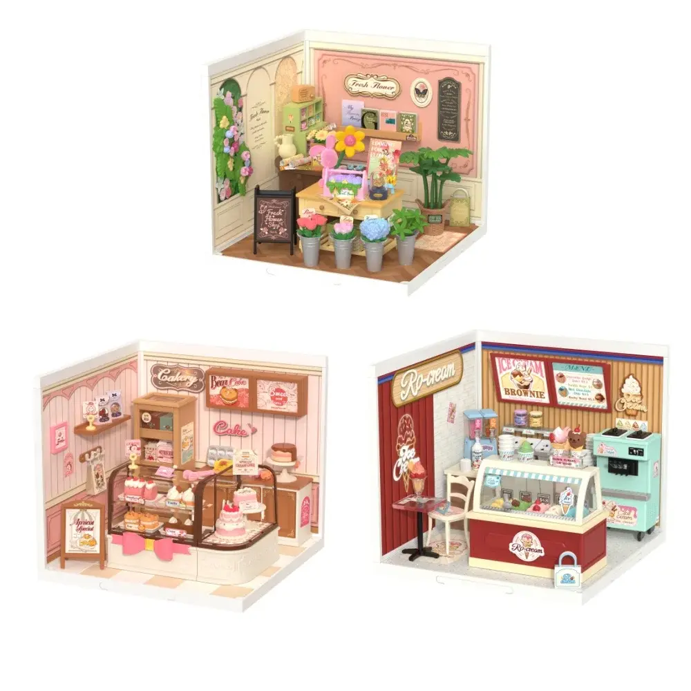 Miniature Dollhouse Model Kit (7 Variants)