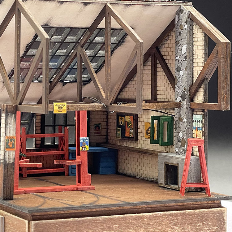 Thumbnail: Hand-made 1/64 Custom Garage Scene Diorama