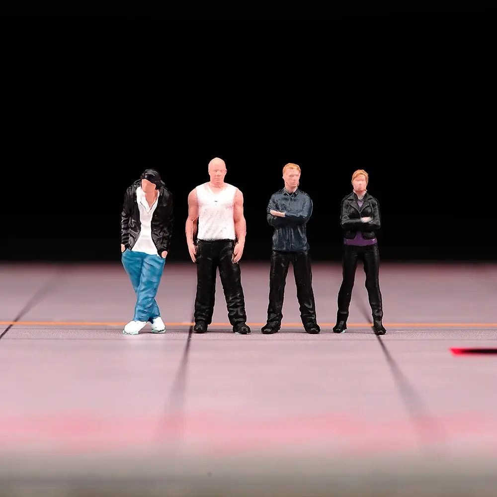 1/64 Fast & Furious Actors Miniature Figures