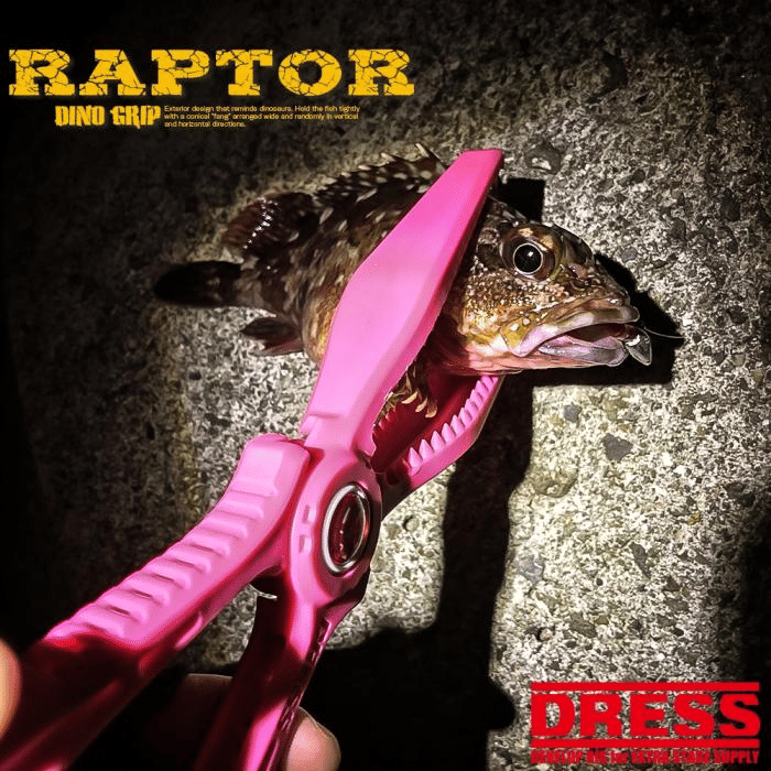 Thumbnail: DRESS Dino Grip Raptor Fish Grip
