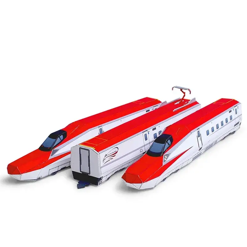 Shinkansen E6 Komachi Mini Train Paper Model