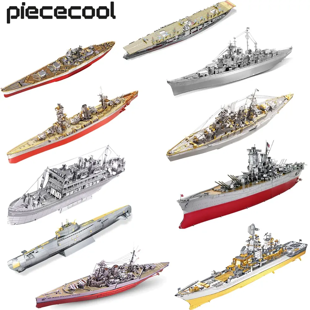 Battleships Metal Model Kit (15 Variants)