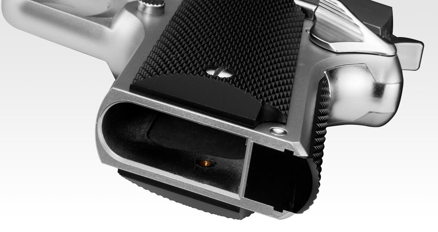 Detonics .45 Combat Master Stainless Steel Gas Blowback Pistol