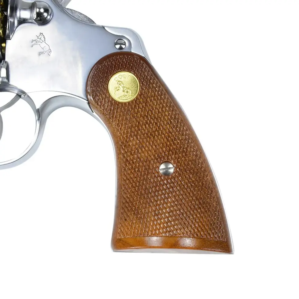 Thumbnail: Tanaka Airsoft Colt Python 2.5" Stainless Steel Finish Gas Revolver
