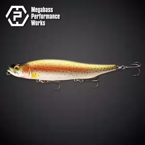 Megabass MPW Megadog Matte Rainbow Topwater Bait