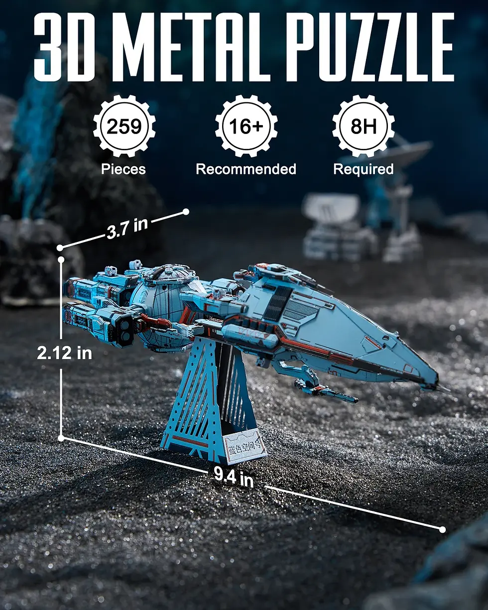 Thumbnail: Blue Space Natural Selection Spaceship Metal Model Kit (2 Variants)