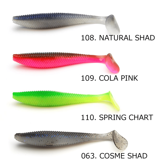 Thumbnail: RAID JAPAN Full Swing Soft Bait Lure 4"