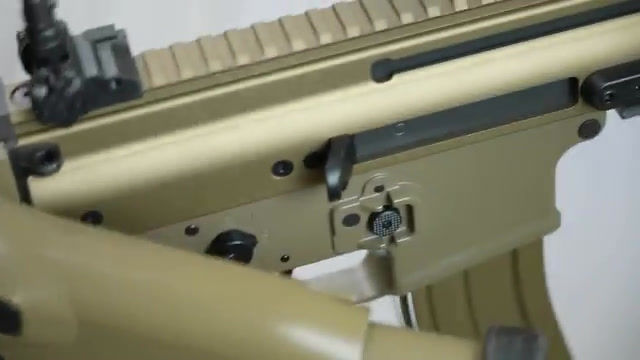 Thumbnail: SCAR-L Elektrisch Blowback Geweer (fde/zwart)