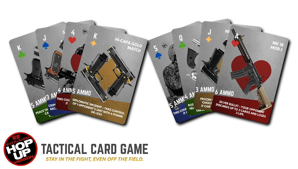 HOP-UP Tactical Card Game Deck