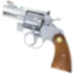 Tanaka Airsoft Colt Python 2.5" Stainless Steel Finish Gas Revolver