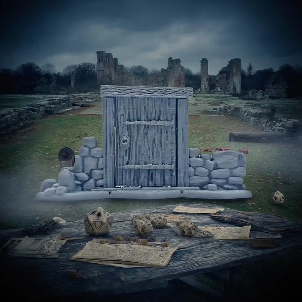 Thumbnail: Gothic Chapel Ruins Set Scenery Building