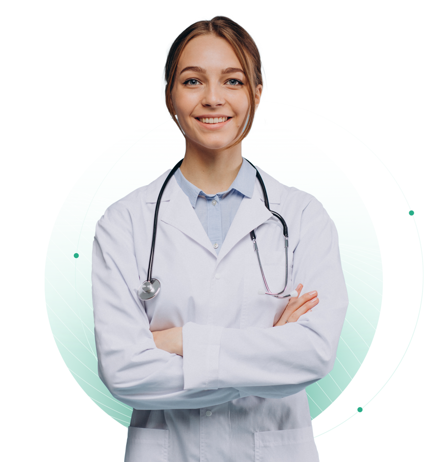 Smiling female nurse