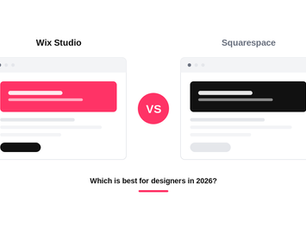 Wix Studio compared with Squarespace for designers and agencies in 2026