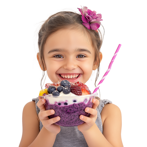 u7692557889_happy_smiling_child_drinking_acai_bowl_with_violet__9974d568-b0c5-4c32-9f95-0f
