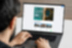 A user customizing a Wix Studio template