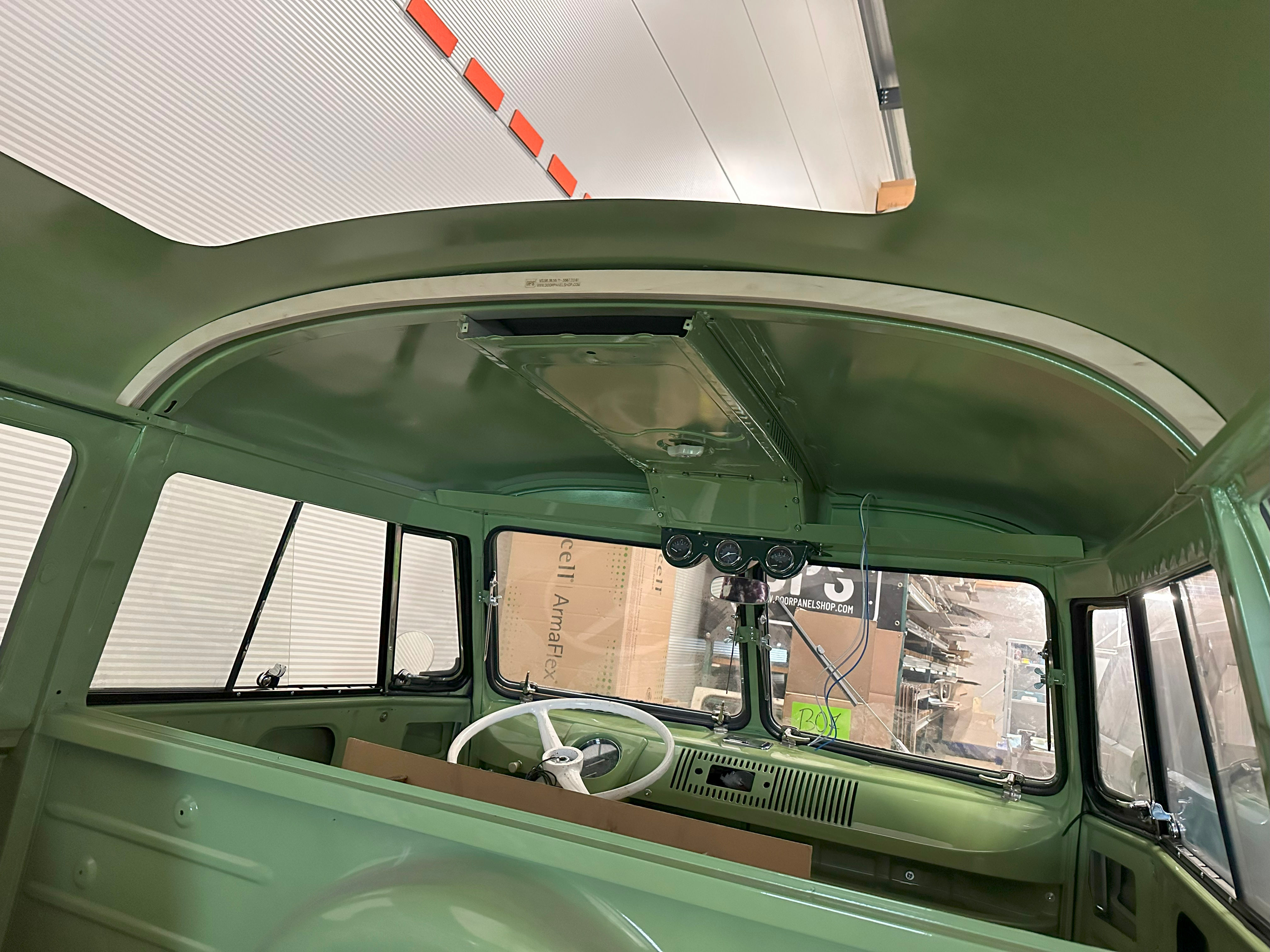 Splitwindow Headliner bow Front (Panelvan)