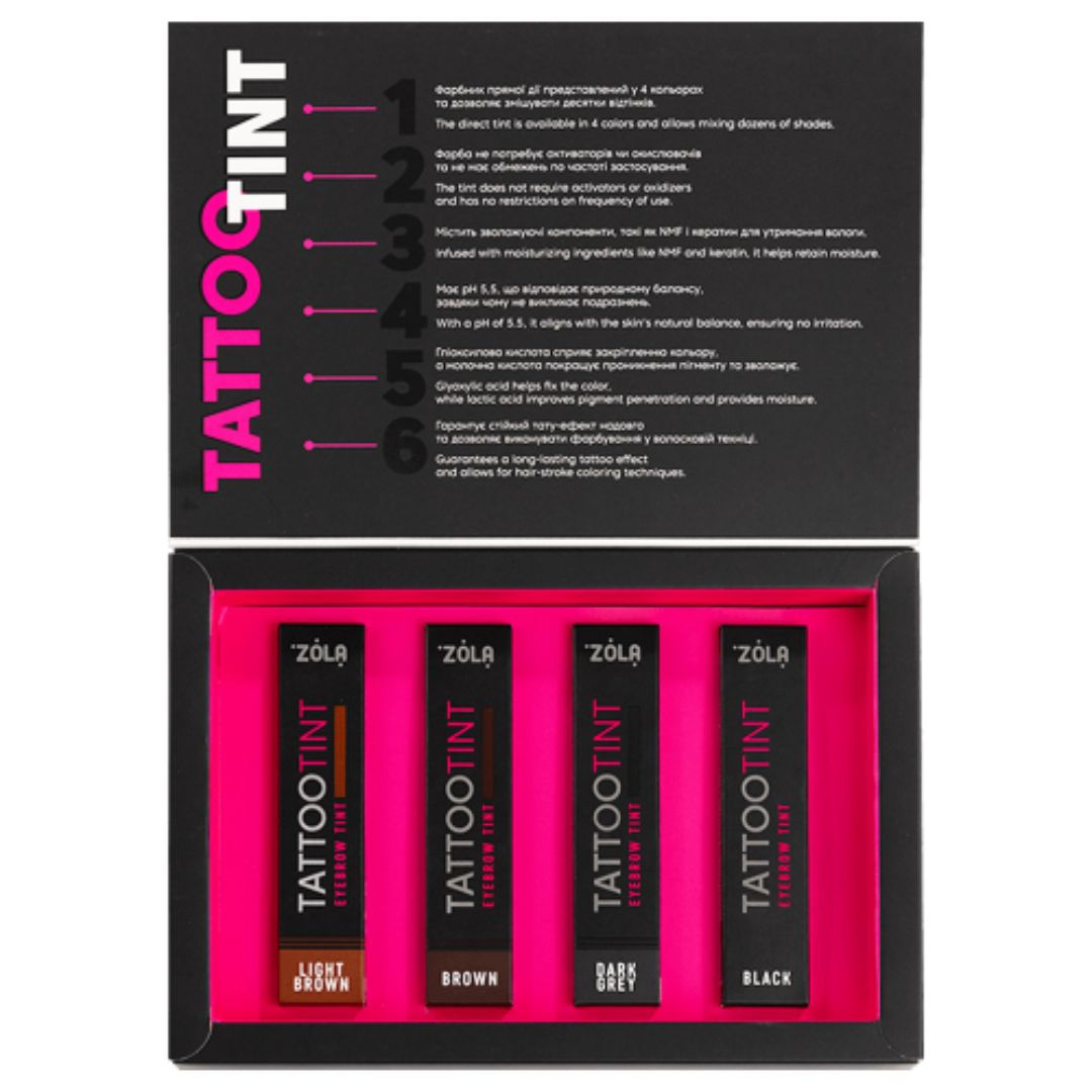ZOLA Tattoo Tint Set