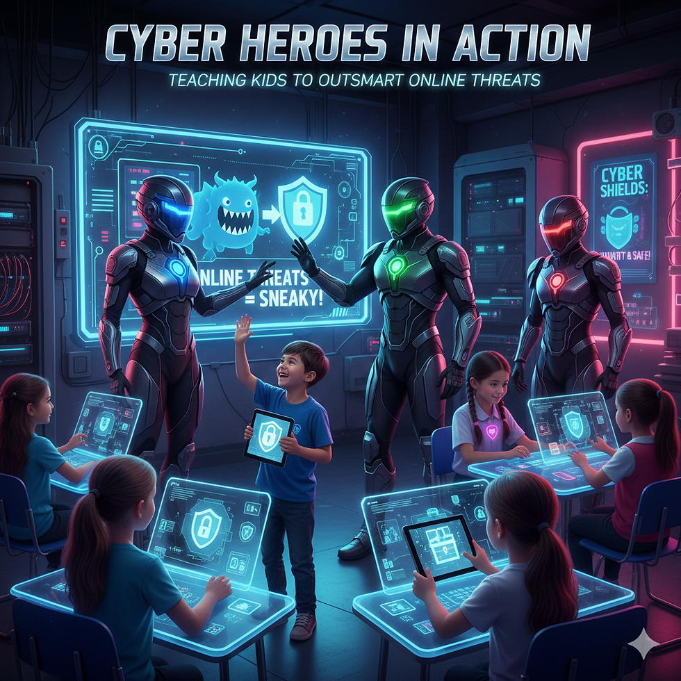 Cyber Heroes in Action: Teaching Kids to Outsmart Online Threats