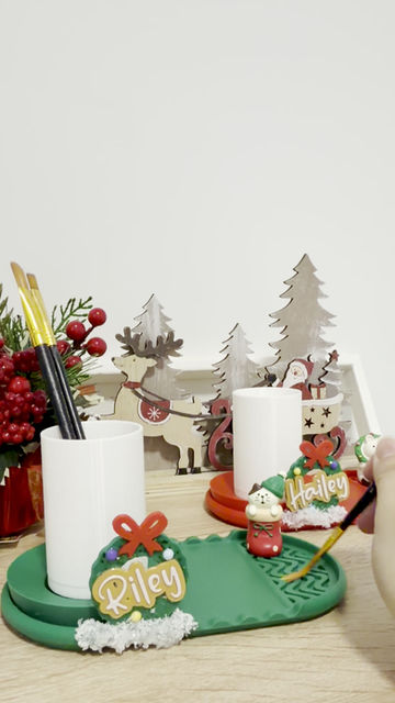 Thumbnail: Personalized Christmas Painting Set