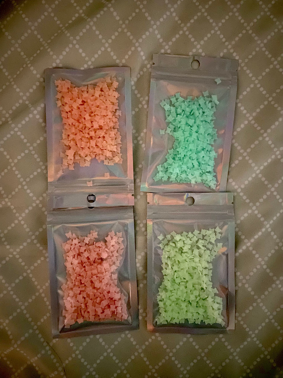 Thumbnail: Glow Dark Butterfly Polymer Clay Slices