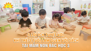 5 LỢI ÍCH TUYỆT VỜI KHI TRẺ 3 TUỔI LÀM QUEN VỚI SÁCH