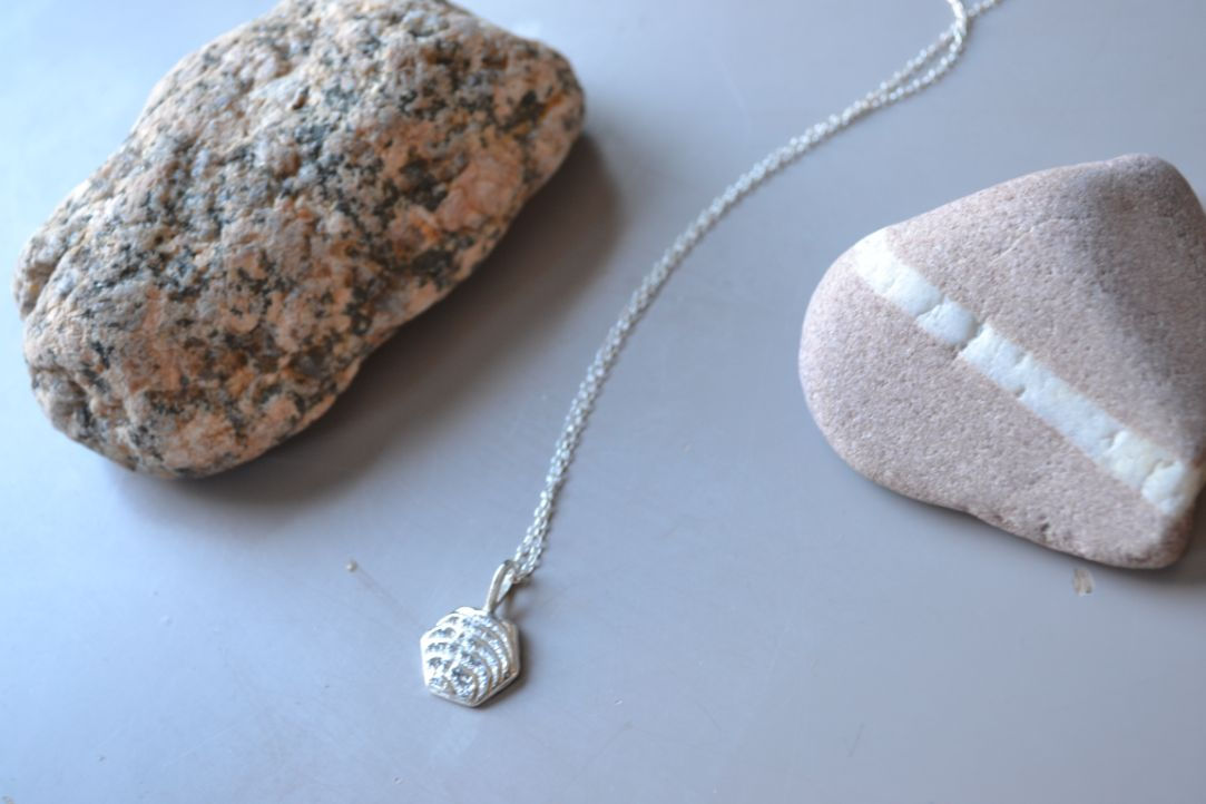 Hexagon Ripple Pendant