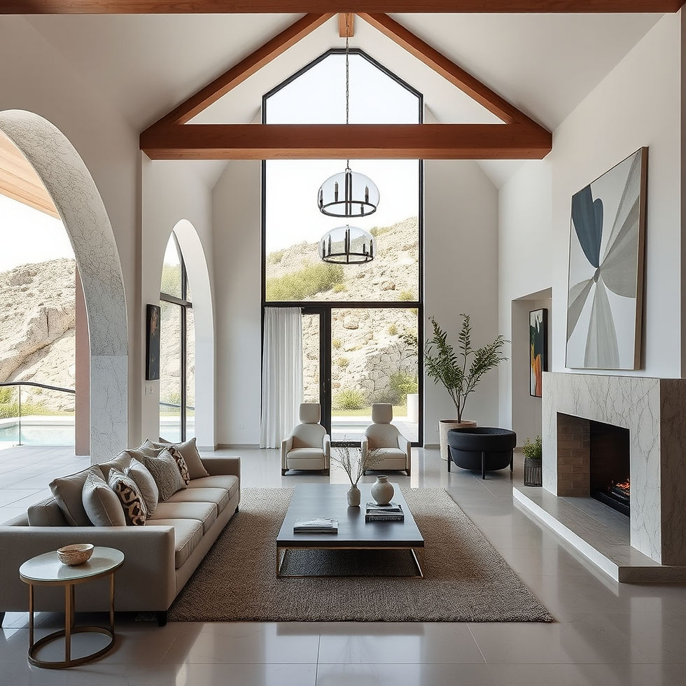 The inside of a beautifully crafted and architectual sorrento home that boasts a clean and