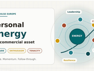 Business leadership and professional energy driving commercial growth and organisational momentum