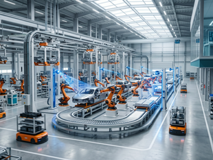 Xiaomi EV hyper factory automated production line with robotics and smart manufacturing systems